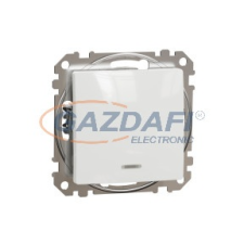SCHNEIDER SDD111101N ÚJ SEDNA Egypólusú kapcsoló, EF, 10AX, fehér villanyszerelés