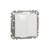 SCHNEIDER SDD111105 ÚJ SEDNA Csillárkapcsoló, rugós bekötés, 10AX, (105), fehér