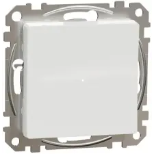 SCHNEIDER SDD111381 SEDNA WISER Univerzális, nyomógombos, LED fényerőszabályzó, fehér, max. 200W villanyszerelés