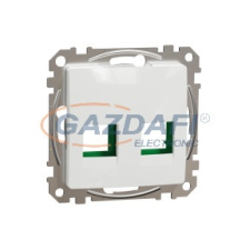 SCHNEIDER SDD111443C ÚJ SEDNA 2xRJ45 adapter, SYSTIMAX betétekhez, fehér villanyszerelés