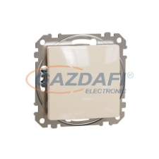 SCHNEIDER SDD112106 ÚJ SEDNA Váltókapcsoló, rugós bekötés, 10AX, (106), bézs villanyszerelés