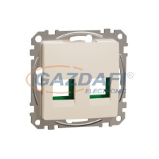 SCHNEIDER SDD112443C ÚJ SEDNA 2xRJ45 adapter, SYSTIMAX betétekhez, bézs villanyszerelés