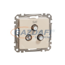 SCHNEIDER SDD112481S ÚJ SEDNA TV/SAT/SAT aljzat, végzáró, 4 dB, bézs villanyszerelés