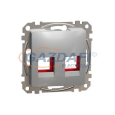 SCHNEIDER SDD113441C ÚJ SEDNA 2xRJ45 adapter, KRONE betétekhez, alumínium villanyszerelés