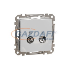 SCHNEIDER SDD113474R ÚJ SEDNA TV/R aljzat, átmenő, 7 dB, alumínium villanyszerelés