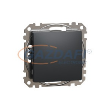 SCHNEIDER SDD114101 ÚJ SEDNA Egypólusú kapcsoló, rugós bekötés, 10AX, (101), antracit villanyszerelés