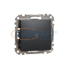 SCHNEIDER SDD114132 ÚJ SEDNA Egypólusú nyomó lámpajellel, rugós bekötés, 10A, antracit villanyszerelés