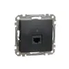 SCHNEIDER SDD114461 ÚJ SEDNA 1xRJ45 Cat6 UTP aljzat, antracit