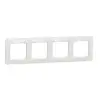 SCHNEIDER SDD311804 SEDNA DESIGN Négyes keret, univerzális, fehér