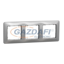 SCHNEIDER SDD313803 SEDNA DESIGN Hármas keret, univerzális, alumínium villanyszerelés