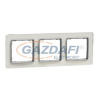 SCHNEIDER SDD360803 SEDNA ELEMENTS Hármas keret, univerzális, opál