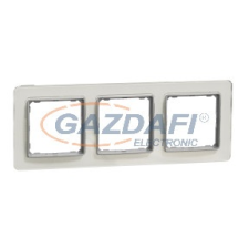 SCHNEIDER SDD360803 SEDNA ELEMENTS Hármas keret, univerzális, opál villanyszerelés