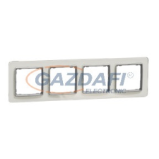 SCHNEIDER SDD360804 SEDNA ELEMENTS Négyes keret, univerzális, opál villanyszerelés
