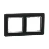 SCHNEIDER SDD362802 SEDNA ELEMENTS Kettes keret, univerzális, füstkvarc