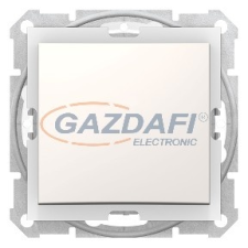 SCHNEIDER SDN0100323 SEDNA Egypólusú kapcsoló, rugós bekötés, 10AX, IP44, krém villanyszerelés