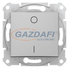 SCHNEIDER SDN0200160 SEDNA Kétpólusú kapcsoló, rugós bekötés, 10AX, alumínium (102) villanyszerelés