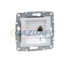 SCHNEIDER SDN4101121 SEDNA 1xRJ11 aljzat, fehér villanyszerelés