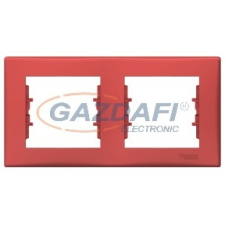 SCHNEIDER SDN5800341 SEDNA Kettes keret, vízszintes, piros villanyszerelés