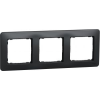 SCHNEIDER SEDNA DESIGN Hármas keret, univerzális, antracit