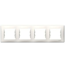 SCHNEIDER Sedna keret 4-es krém vízszintes műanyag Schneider villanyszerelés