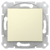 SCHNEIDER Sedna nyomó N101 betét közp. fedéllel 1- nyomógomb 1z bézs IP20 süllyesztett műanyag Schneider