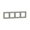 SCHNEIDER SednaElements keret cement 4-es vízszintes és függőleges műanyag Schneider - SDD390804