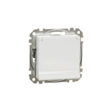 SCHNEIDER SednaÚj 162 dugalj földelt csapófedéllel gyerekzárral fehér IP20 süllyesztett csavaros Schneider - SDD111023 villanyszerelés