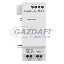SCHNEIDER SR3XT61JD 6 I/O 12VDC vezérlő modul bővítő villanyszerelés