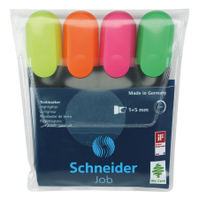 SCHNEIDER Szövegkiemelő készlet 1-5 mm 4-es készlet SCHNEIDER Job 150 filctoll, marker