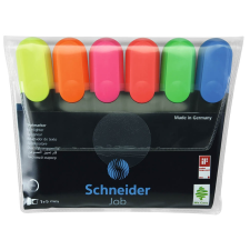 SCHNEIDER Szövegkiemelő készlet 1-5mm, Schneider Job 150. 6 klf. szín filctoll, marker