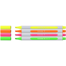 SCHNEIDER Szövegkiemelő toll készlet, 1-4 mm, SCHNEIDER Shine-Up , 4 különböző szín filctoll, marker