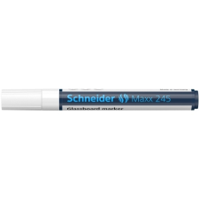 SCHNEIDER Táblamarker üvegtáblához 1-3mm, Schneider Maxx 245 fehér filctoll, marker