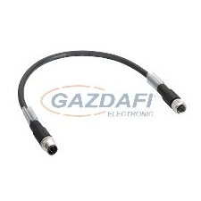 SCHNEIDER TCSXCN1M1F03E Bus kábel,egyenes,M12-B,Apa-Anya,0.3m villanyszerelés