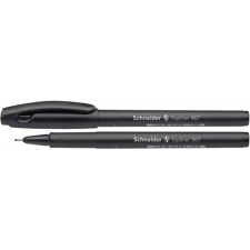 SCHNEIDER Tűfilc, 0,4 mm, SCHNEIDER "Topliner 967", fekete filctoll, marker