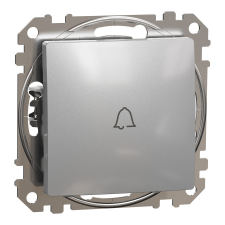 SCHNEIDER ÚJ SEDNA Egypólusú nyomó csengőjellel, rugós bekötés, 10A, alumínium villanyszerelés