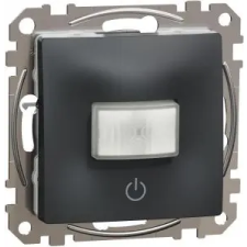 SCHNEIDER ÚJ SEDNA Mozgásérzékelő, nyomóval, 160°, 10A, antracit villanyszerelés