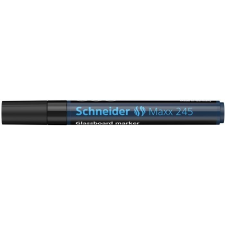 SCHNEIDER Üvegtábla marker, 1-3 mm, SCHNEIDER  "Maxx 245", fekete filctoll, marker