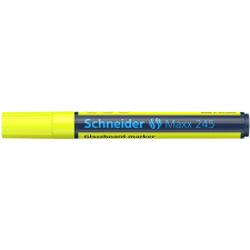 SCHNEIDER Üvegtábla marker 1-3mm, Schneider Maxx 245 sárga filctoll, marker