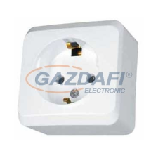 SCHNEIDER WDE001080 PRIMA 2P+F csatlakozóaljzat, 16A, fehér villanyszerelés