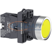 SCHNEIDER XA2EA51 Harmony Easy Series Ø22 Nyomógomb, visszatérő, sárga, 1NC villanyszerelés