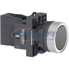 SCHNEIDER XA2EH021 Harmony Easy Series Ø22 Nyomógomb, gombafejű, fekete, 1NO villanyszerelés