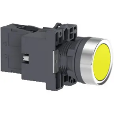 SCHNEIDER XA2EW35B1 Harmony Easy Series Ø22 Világító nyomógomb, sárga, 24V AC/DC,1NO villanyszerelés