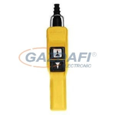 SCHNEIDER XACA217 2 kétfokozatú nyomógomb, mechanikus retesz, NO+NO érintkezők, g.sapka villanyszerelés