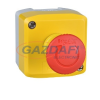 SCHNEIDER XALK178FH49 Harmony XALK tokozott vészgomb, sárga, 1 piros gombafejű nyomógomb, forgatásra kioldó, 2NC