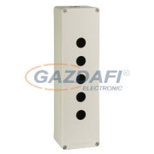 SCHNEIDER XAPG59505 Harmony Üres fém doboz 85 x 310 mm, 5 kivágás villanyszerelés