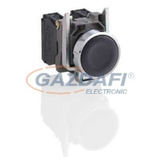 SCHNEIDER XB4BA21 Komplett nyomógomb, fekete villanyszerelés