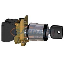 SCHNEIDER XB4BG03EX ATEX D kulcsos háromállású kapcsoló, fém, 2NO, fekete villanyszerelés