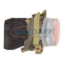 SCHNEIDER XB4BP482EX ATEX D nyomógomb, fém, 1NC, piros, átlátszó védőspkával, címke tartóval villanyszerelés