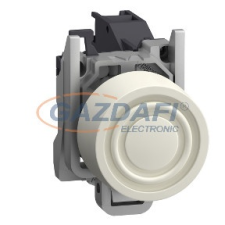 SCHNEIDER XB4BPS11GEX Harmony ATEX DG komplett nyomógomb, Ø22, beépített védősapkás, 1NO, fehér villanyszerelés