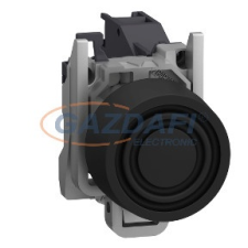 SCHNEIDER XB4BPS21GEX Harmony ATEX DG komplett nyomógomb, Ø22, beépített védősapkás, 1NO, fekete villanyszerelés